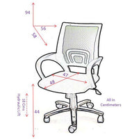 TimberTaste 8 Pieces of ROCKY Computer conference Task Revolving office chair (Set of 8).