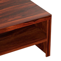 Timber Taste Sheesham Wood Center Table | Coffee Table with 2 Open Shelves