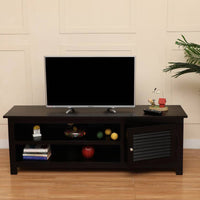 TimberTaste Sheesham Wood DYNA TV Cabinet Dark Walnut Finish.
