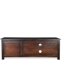 TimberTaste Sheesham Wood DYNA TV Cabinet Dark Walnut Finish.
