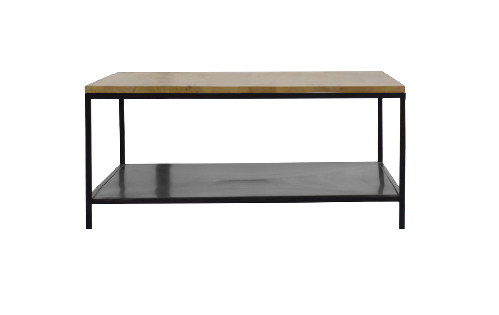 Timbertaste Olivia Coffee Table (Mango Wood Top, Iron Base) l Home Furniture| Living Room Furniture