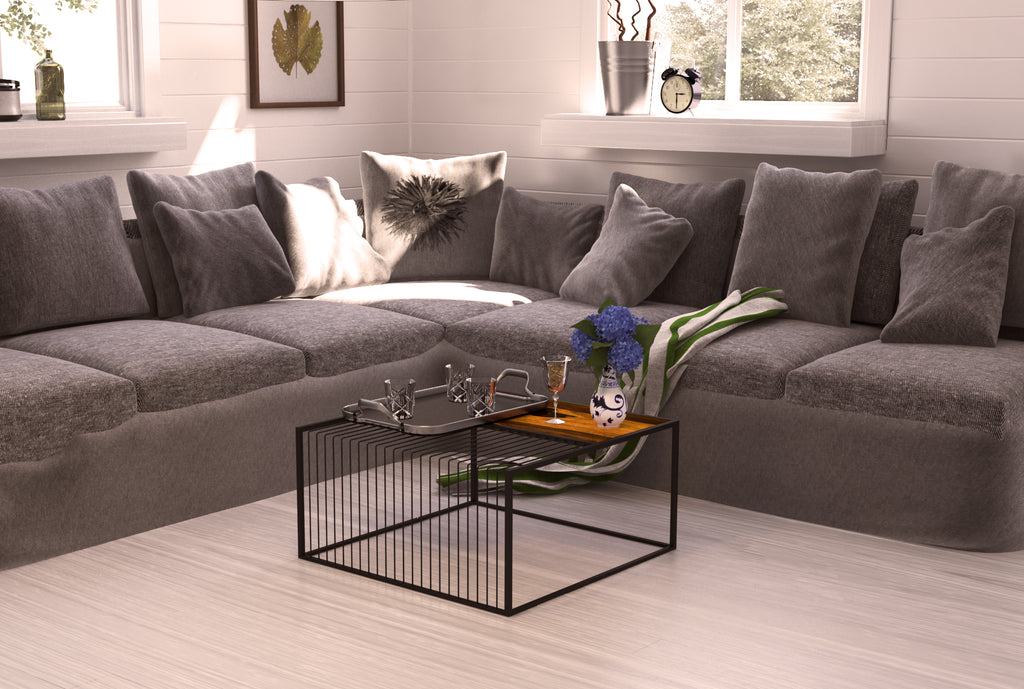 Sheesham clearance wood teapoy