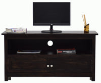 Timbertaste Sheesham Solid Wood ANMOL Natural Teek Finish TV Cabinet Storage, Entertainment Stand, solid wood, fish tank stand, wooden table, multi-purpose cabinet