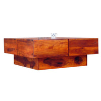 TimberTaste Shesham Wood CENTO Coffee table Natural Teak