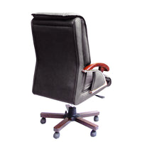 TimberTaste COCO BLACK Directors, Executive, Boss, conference high back office chair (set of 2).