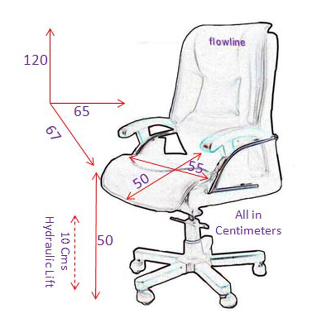 TimberTaste COCO BLACK Directors, Executive, Boss, conference high back office chair.
