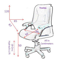 TimberTaste COCO BLACK Directors, Executive, Boss, conference high back office chair.