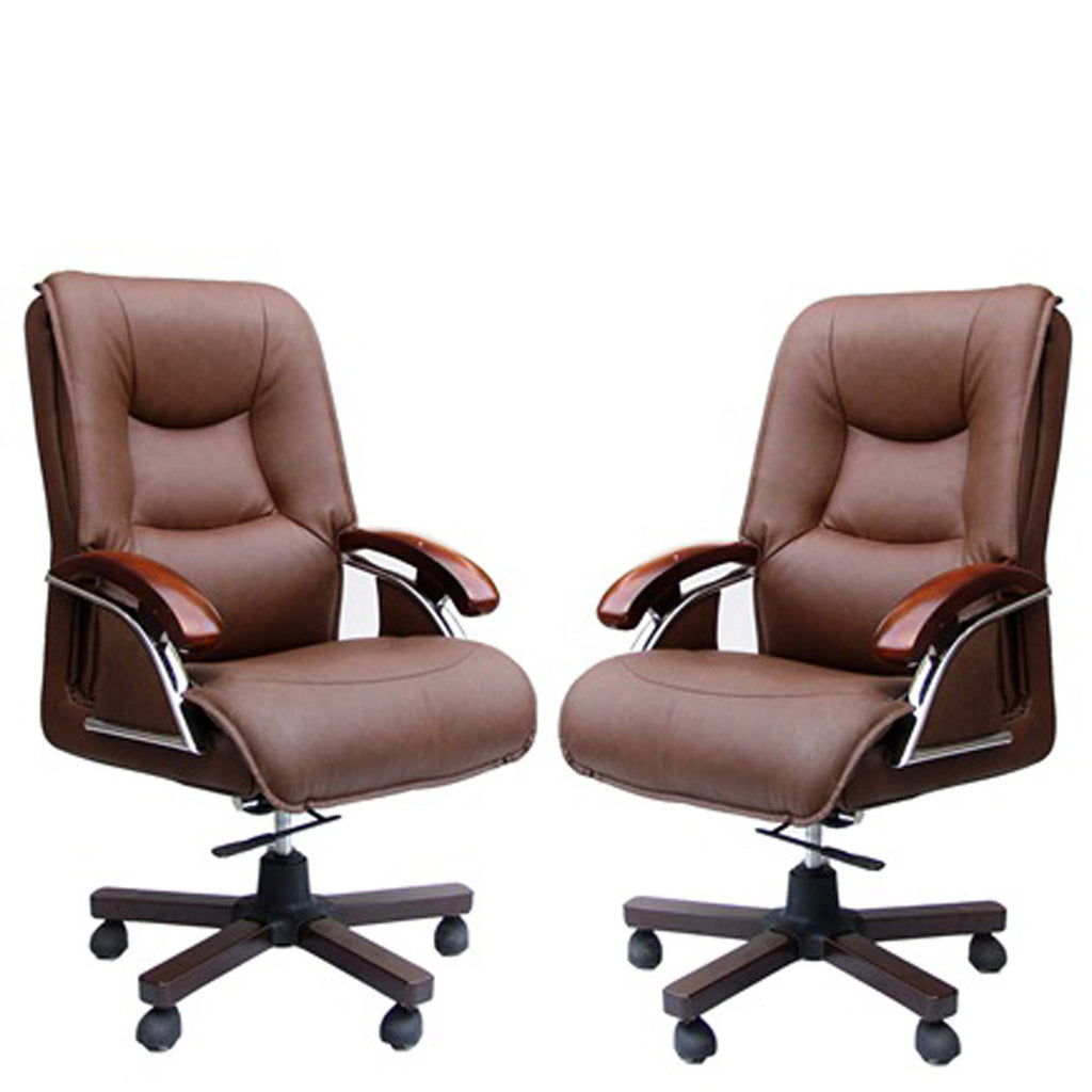 TimberTaste COCO BROWN Directors, Executive, Boss, conference high back office chair.