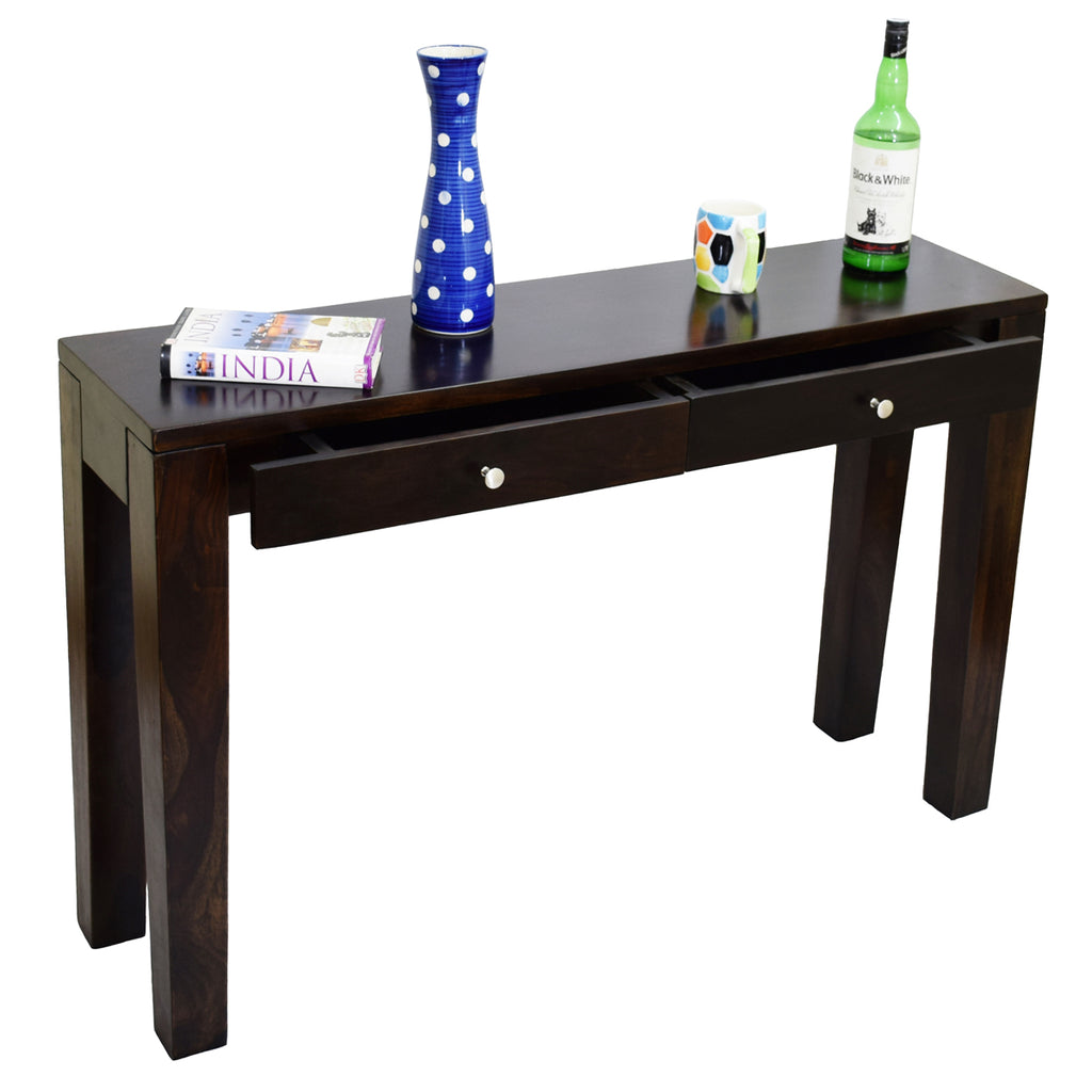 TimberTaste Sheesham Wood CONY 2 DRAW Console Hall Writing Table.
