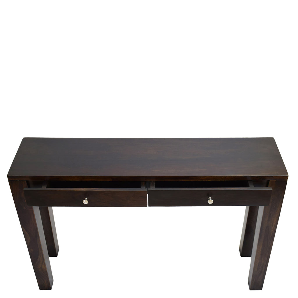 TimberTaste Sheesham Wood CONY 2 DRAW Console Hall Writing Table.