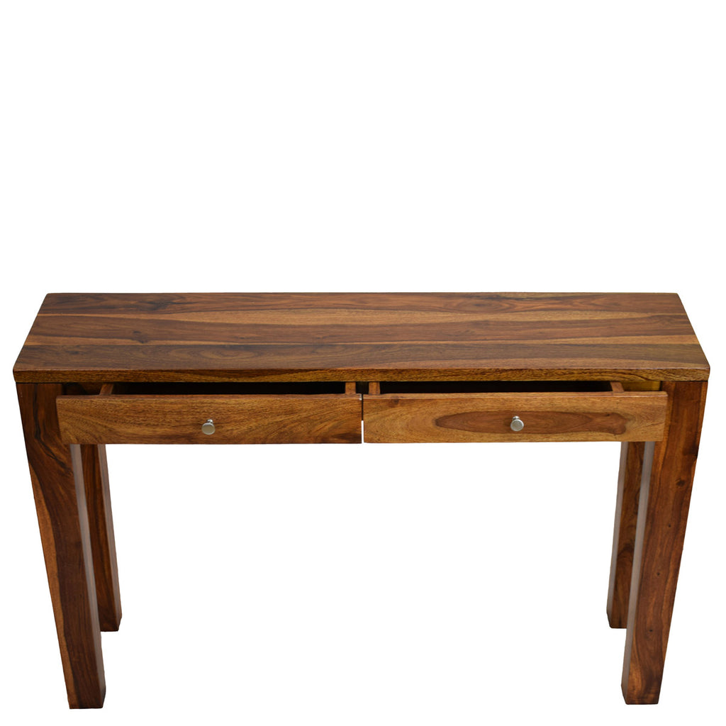TimberTaste Sheesham Wood CONY 2 DRAW Console Hall Writing Table.