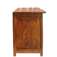 TimberTaste Sheesham Wood DYNA TV Cabinet Natural Teak Finish.