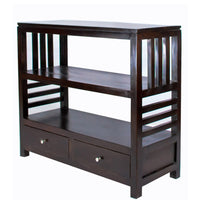 TimberTaste Sheesham Wood EVA book shelf show case (Natural Teak finish).