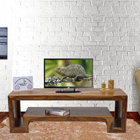 TimberTaste Sheesham Wood HEMA TV Cabinet Natural Teak finish.