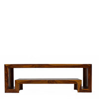 TimberTaste Sheesham Wood HEMA TV Cabinet Natural Teak finish.