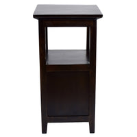 TimberTaste Sheesham Wood KOSA Side Table  Dark Walnut Finish