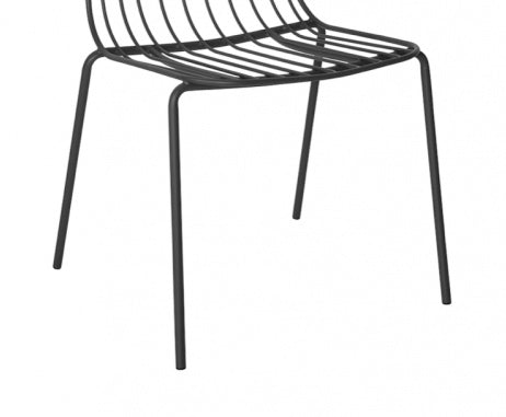Timbertaste karla metal Chair Black Finish