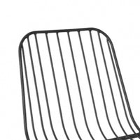 Timbertaste karla metal Chair Black Finish
