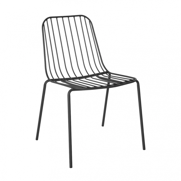 Timbertaste karla metal Chair Black Finish