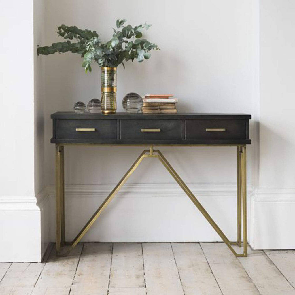 TimberTaste LAMINO Solid Wood and powder coated  metal in Natural Teek And Finish, corner table, end table, accent table, solid wood table, telephone table, fish tank stand, wooden table, sofa table, bedside table,Teek Finish.