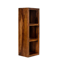 TimberTaste Solid Sheesham Wood LEO Book Shelf (Natural Teak) For Living Room.