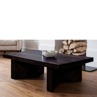 TimberTaste Sheesham Wood Dark Walnut MARRY Coffee Table
