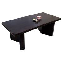 TimberTaste Sheesham Wood Dark Walnut Finish MARY Coffee Table