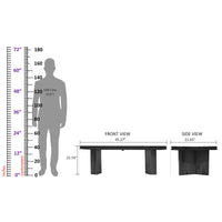 TimberTaste Sheesham Wood Dark Walnut MARRY Coffee Table.