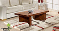 TimberTaste Sheesham Wood Natural Teak Finish MARY Coffee Table