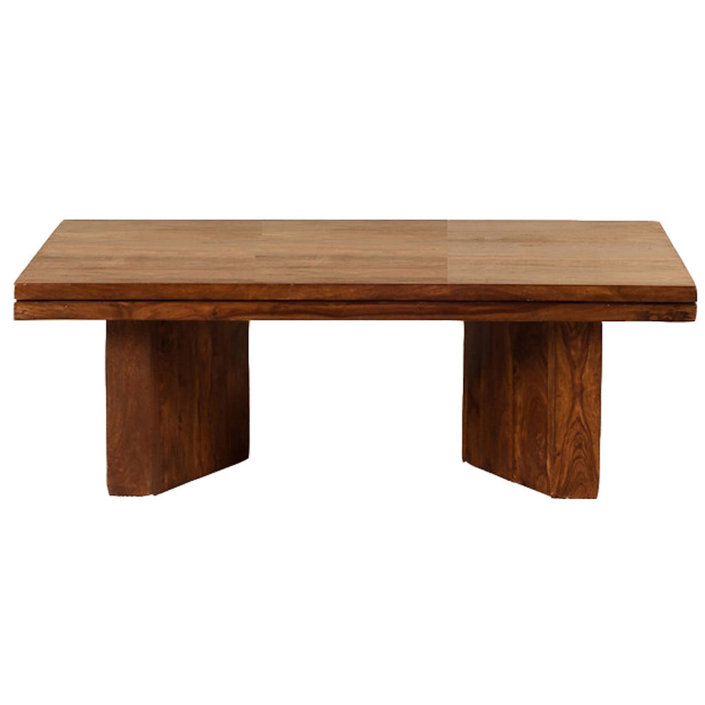 TimberTaste Sheesham Wood Natural Teak Finish MARY Coffee Table