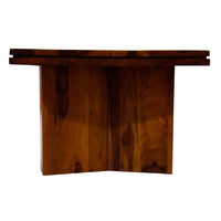 TimberTaste Sheesham Wood Natural Teak Finish MARY Coffee Table