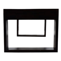 TimberTaste Sheesham Wood NOVA Coffee Table Teak Top Walnut Frame