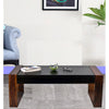 TimberTaste Sheesham Wood NOVA Coffee Table Walnut Top Teak Frame