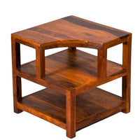 TimberTaste Sheesham Wood OPAL Side Table Natural Teak finish