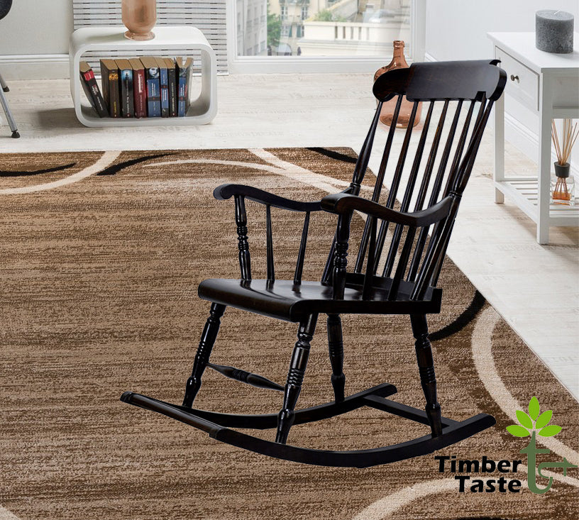 TimberTaste Relax OLDY Rocking Chair Natural Finish Adult Chair / Relax Chair