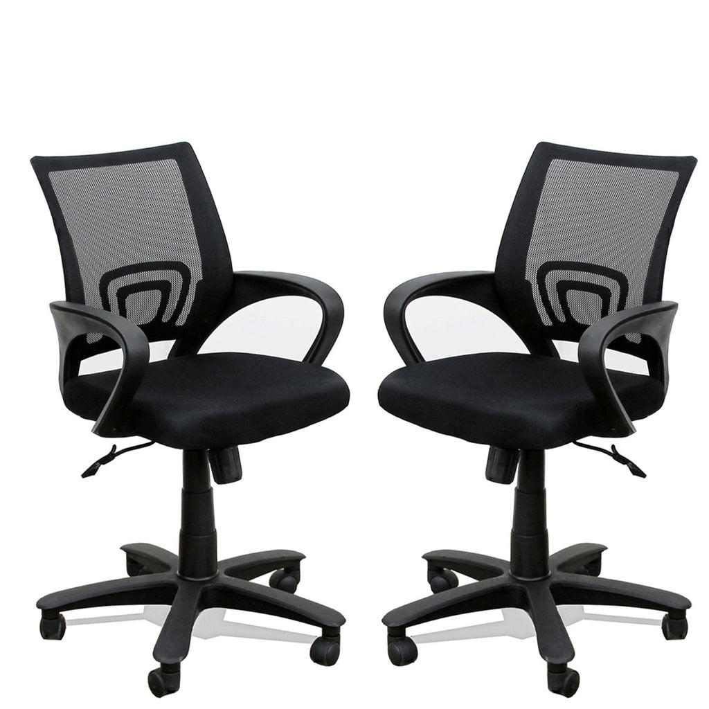 TimberTaste 3 Pieces of ROCKY Computer conference Task Revolving office chair (Set of 3).