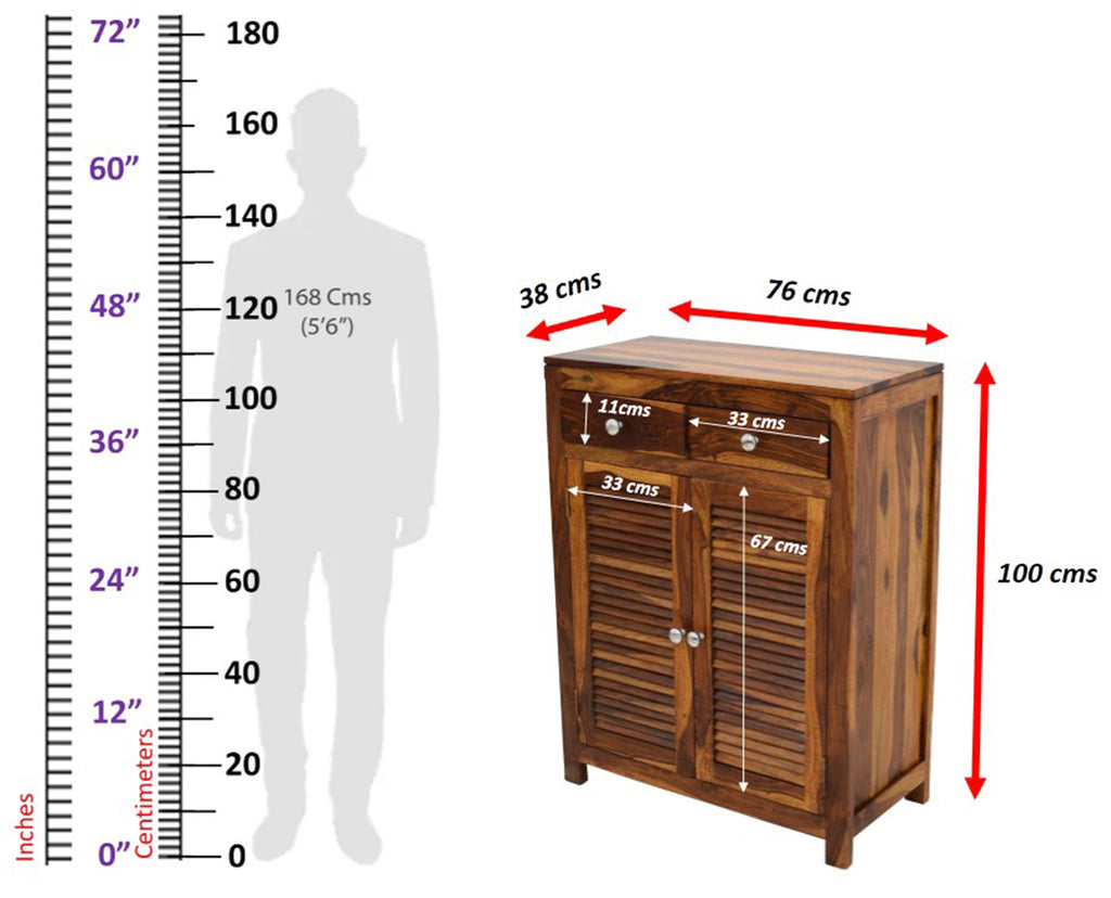 Timbertaste Sheesham Solid Wood SAINA Dark Walnut Finish Shoe Rack Shoe Cabinet Shoe Storage, sheesham wood cabinet, storage stand, wooden side board, fish tank stand, book shelf, Teak Finish, walnut finish