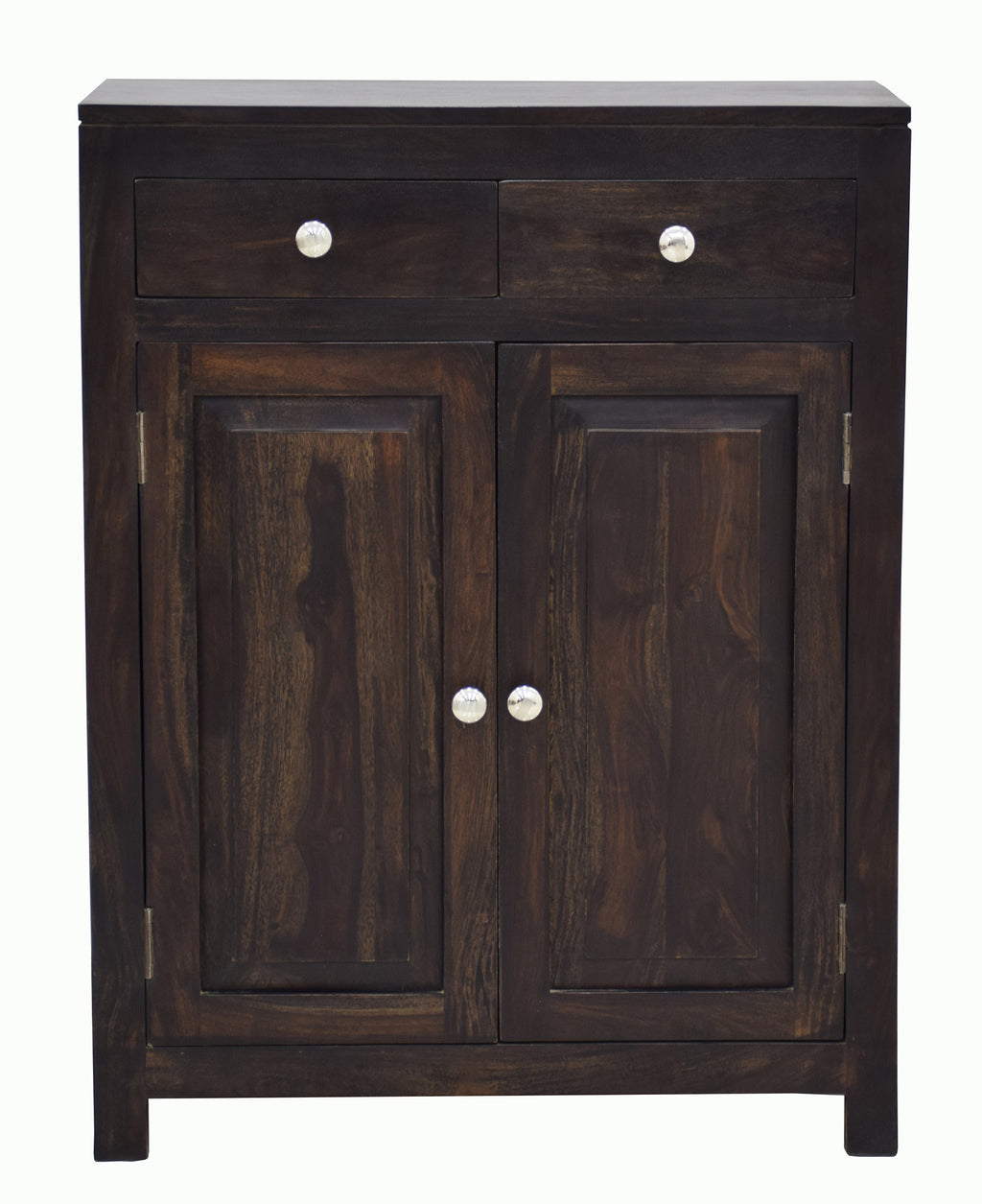 Timbertaste Sheesham Solid Wood SARA Dark Walnut Finish Shoe Rack Shoe Cabinet Shoe Storage sheesham wood cabinet, storage stand, wooden side board, fish tank stand, book shelf, Teak Finish, walnut finish