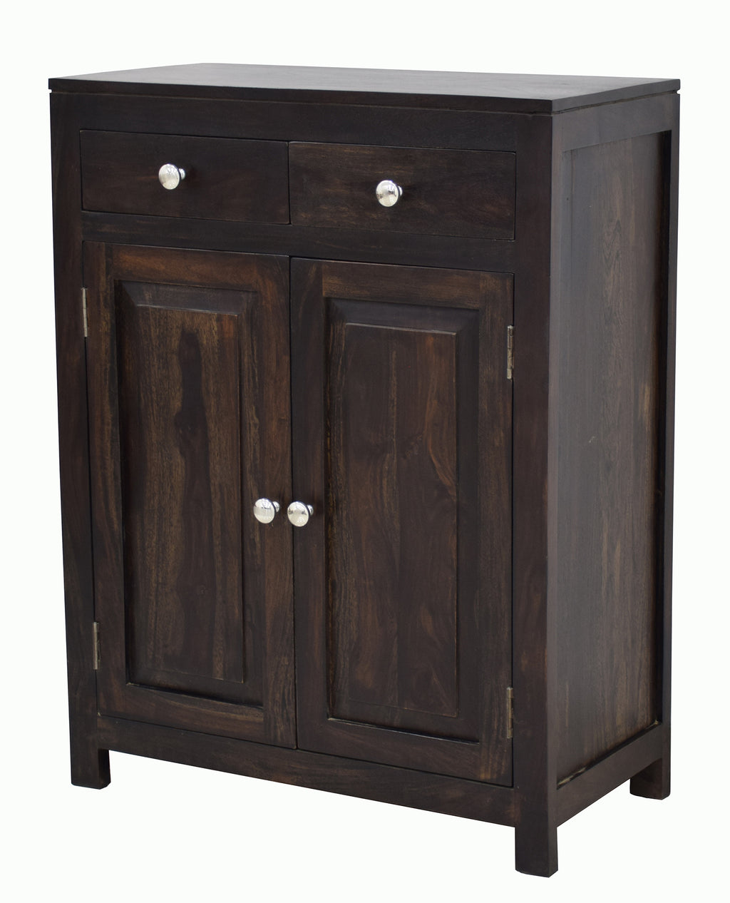 Timbertaste Sheesham Solid Wood SARA Dark Walnut Finish Shoe Rack Shoe Cabinet Shoe Storage sheesham wood cabinet, storage stand, wooden side board, fish tank stand, book shelf, Teak Finish, walnut finish