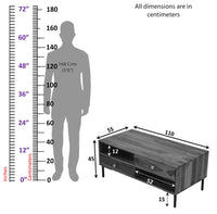 TimberTaste Sheesham Wood SHALANI Dark Walnut Finish Coffee Centre Table Teapoy, solid wood, fish tank stand, wooden table, multi-purpose cabinet