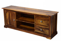 Timbertaste Sheesham Solid Wood SHENOY TV Unit Cabinet Entertainment Stand, solid wood, fish tank stand, wooden table, multi-purpose cabinet