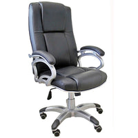 TimberTaste SOPHIA Black Directors, Executive, Boss, conference high back office chair.