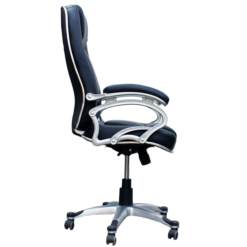 TimberTaste 04 Pieces of SOPHIA Black Directors, Executive, Boss, conference high back office chair (Set of 4).
