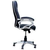 TimberTaste SOPHIA Black Directors, Executive, Boss, conference high back office chair.