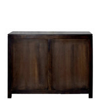 TimberTaste Sheesham Wood 3 door Danny / Albert side board (Dark Walnut Finish).