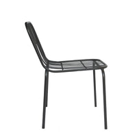 TimberTaste karla metal Chair Grey Finish