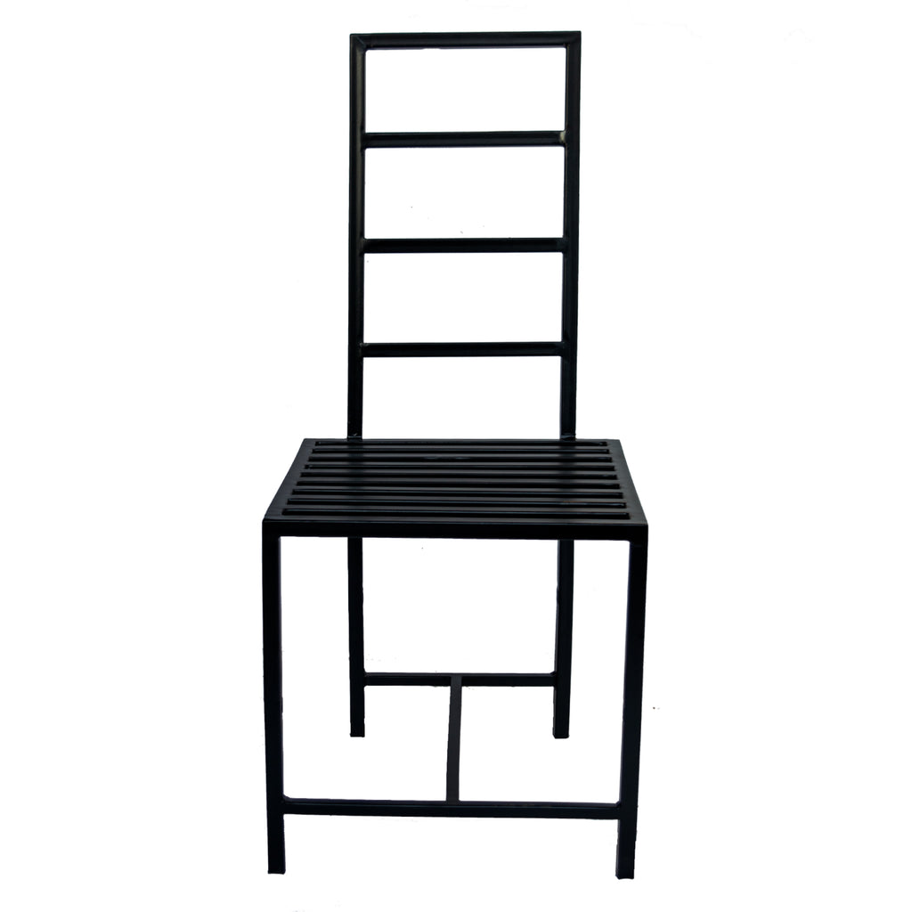 TimberTaste Metal Black Dining Chair