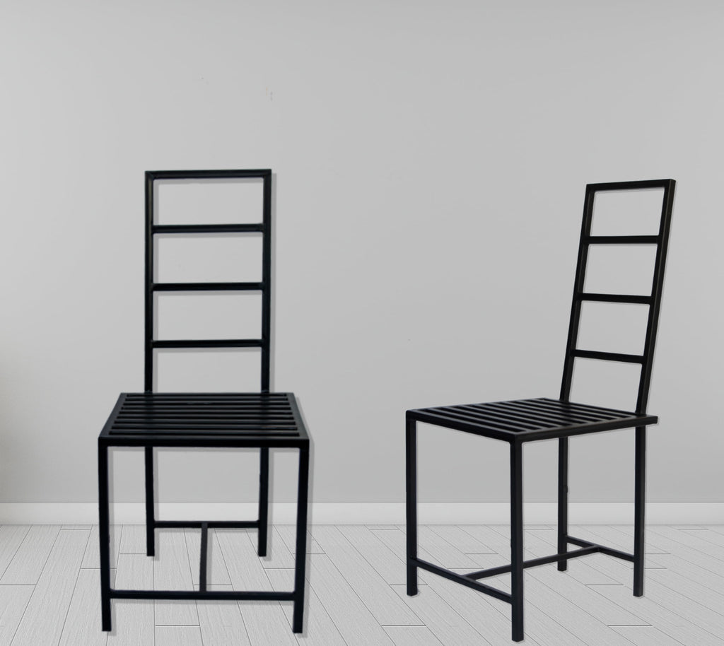 TimberTaste Metal Black Dining Chair