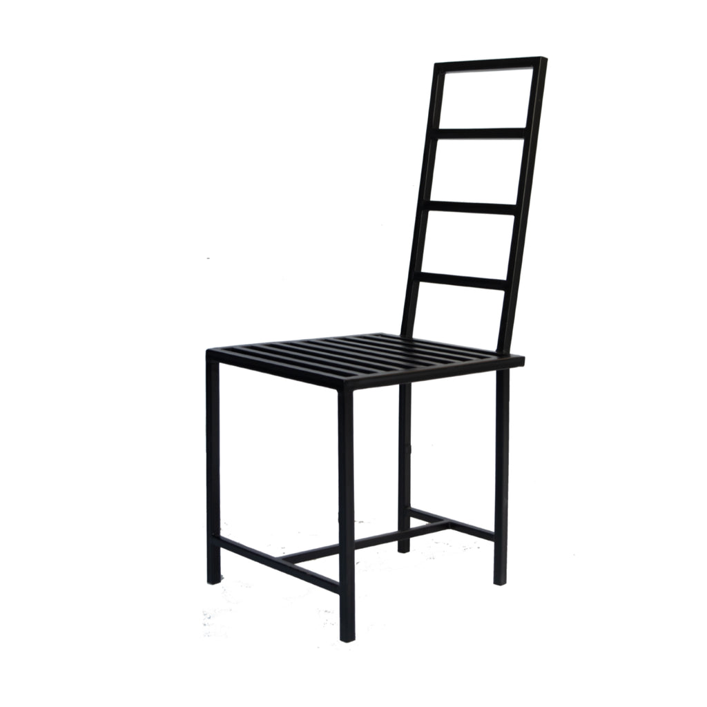 TimberTaste Metal Black Dining Chair